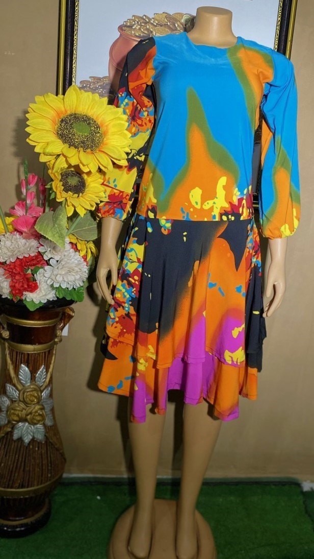 vintage short gown (0004)