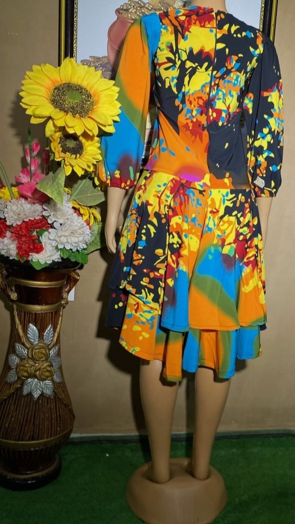 vintage short gown (0004)