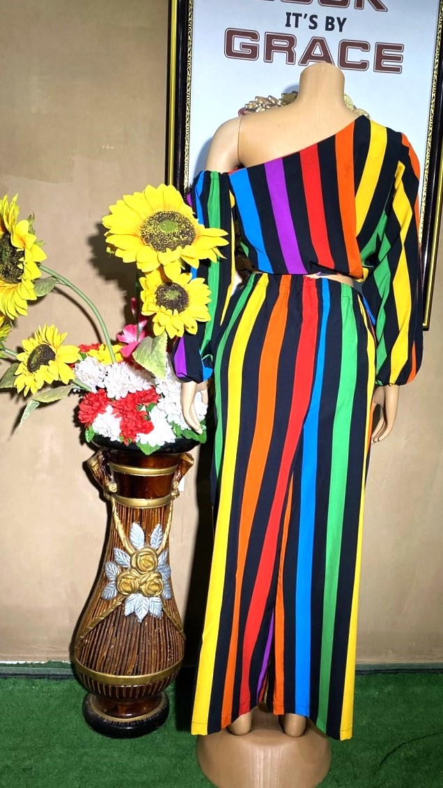 vintage Palazzo with crop TOp