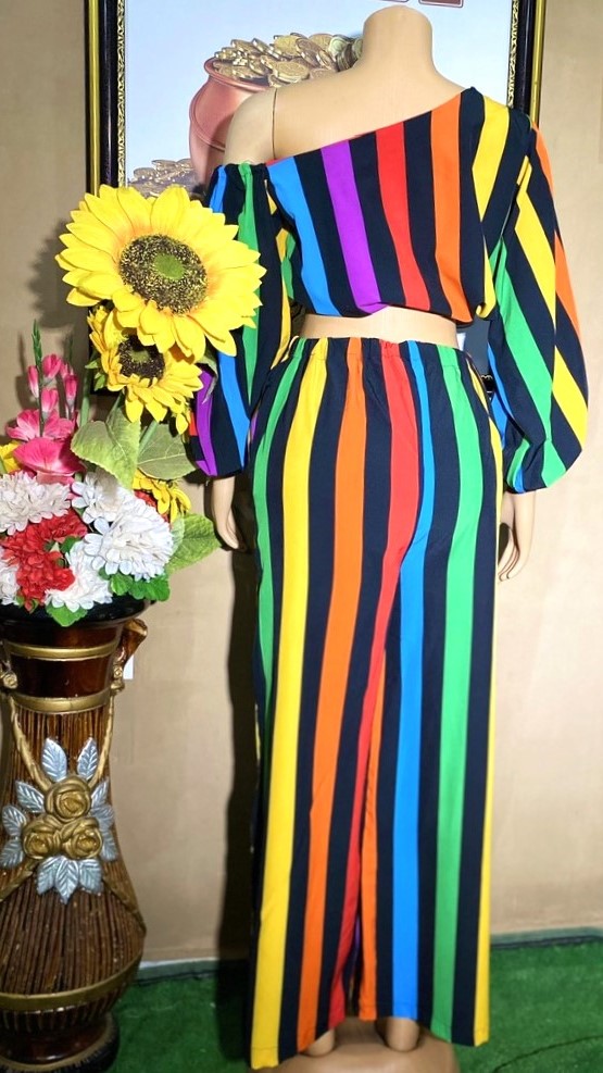 vintage Palazzo with crop TOp