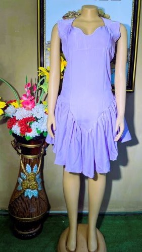 short pleated gown (0015)