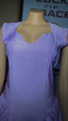 short pleated gown (0015)