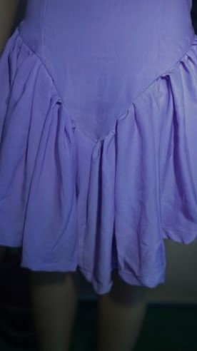 short pleated gown (0015)