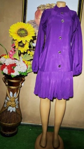 short pleated gown (0018)