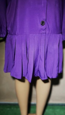 short pleated gown (0018)