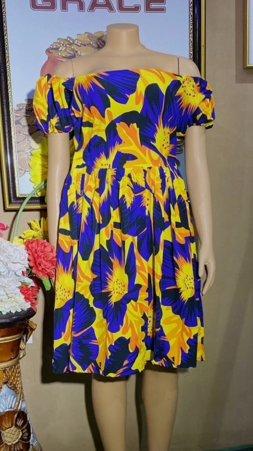 off shoulder vintage gown (0022)