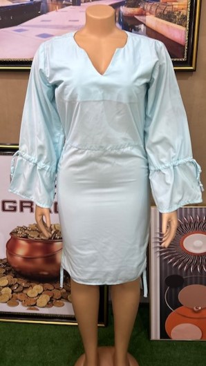 Gown with adjustable rope(0303)