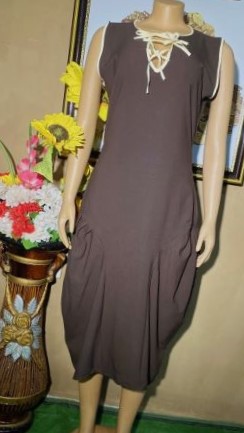 pleated gown(0188)