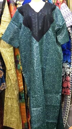 Boubou straight Gown wit Net(0109)