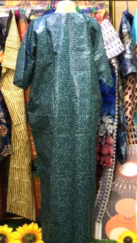 Boubou straight Gown wit Net(0109)