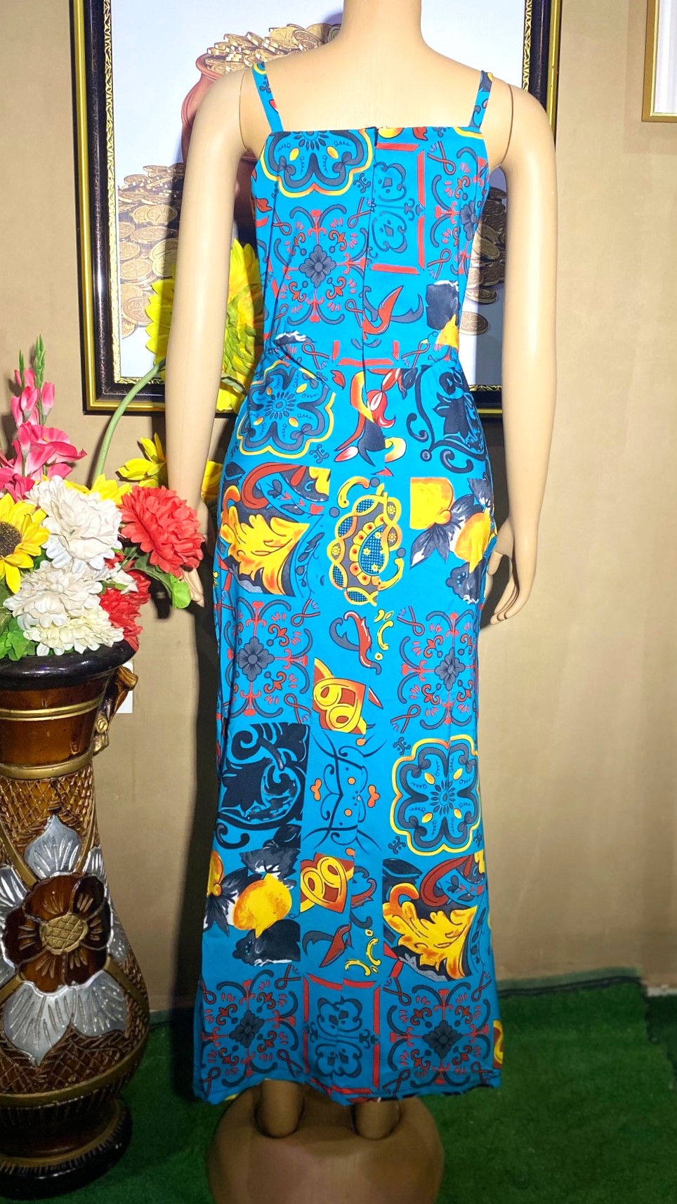 side smokey armless gown (0050)