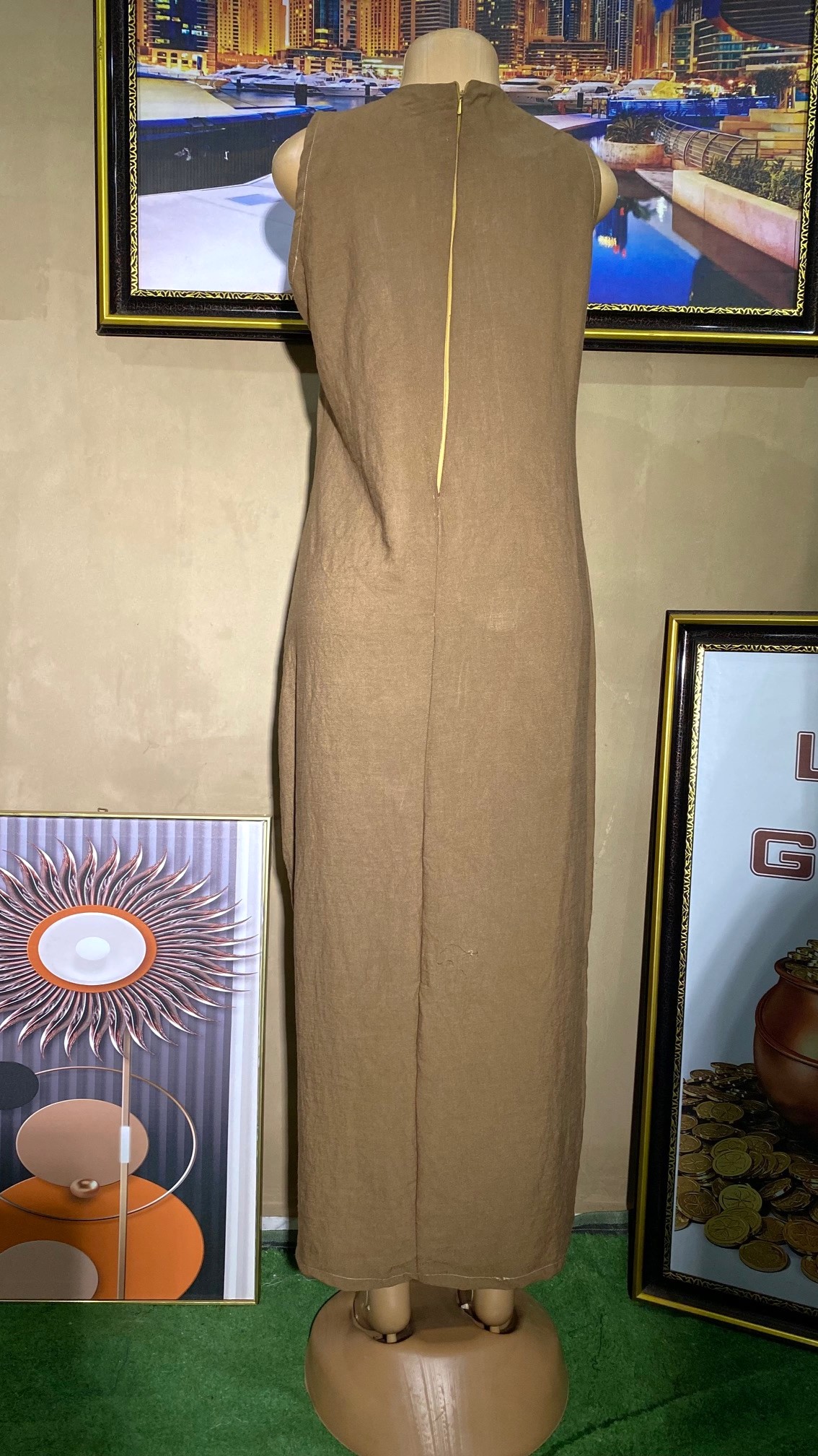 straight armless gown (0132)