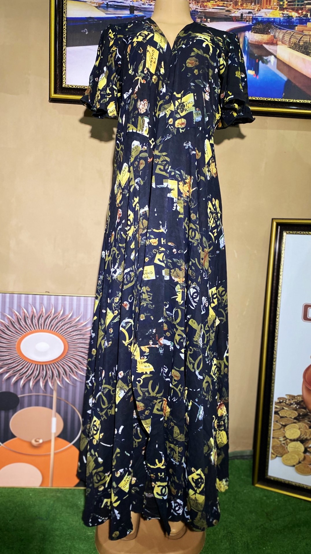 over-all gown (0111)