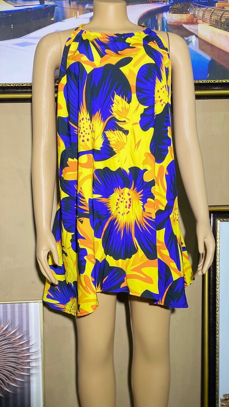 Backless short gown (0151)