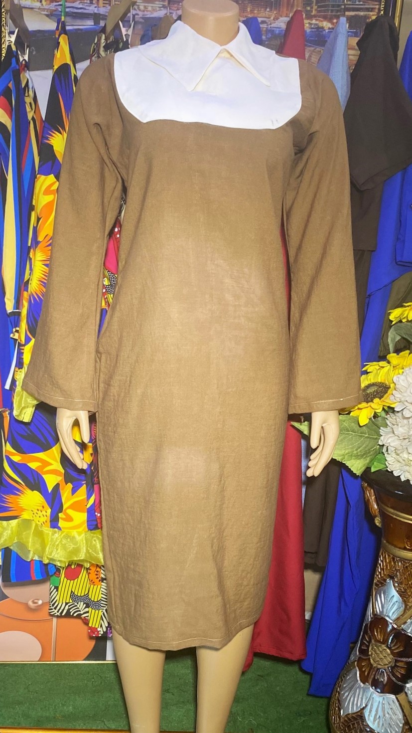 gown with collar(0162)