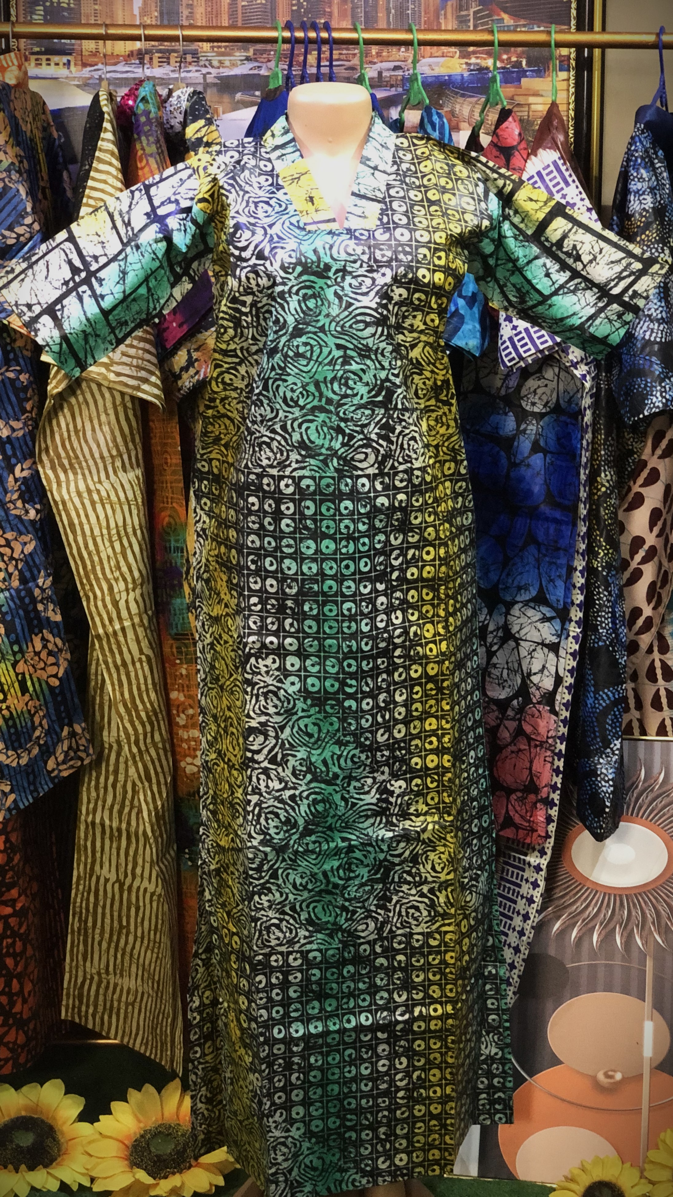 Straight boubou gown (0073)