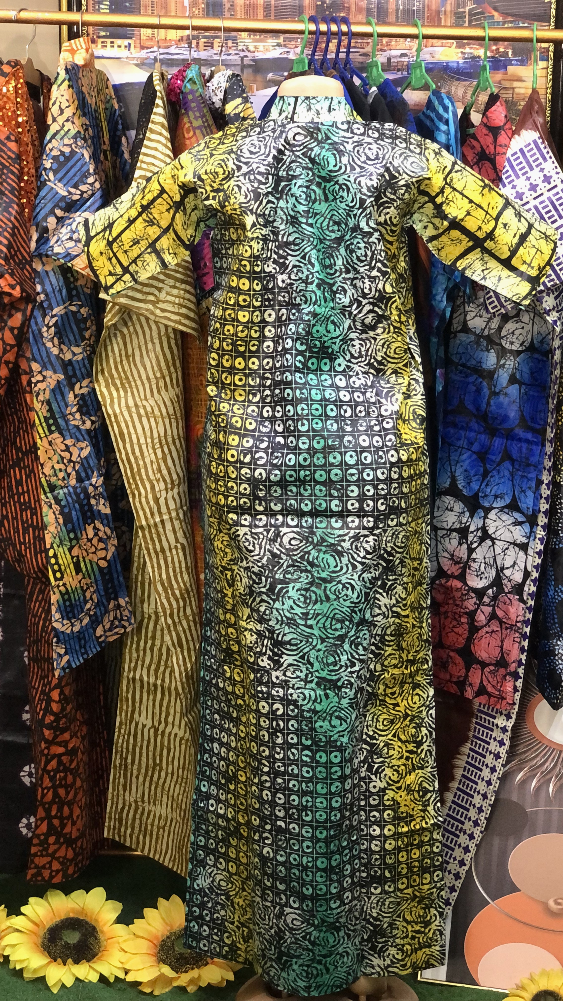 Straight boubou gown (0073)