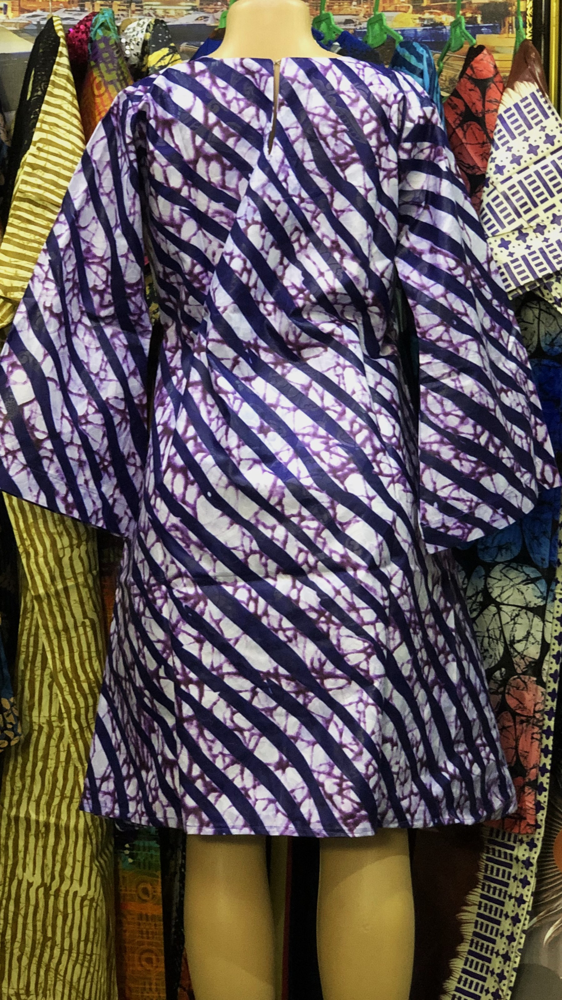 A-shape gown with stone(0084)