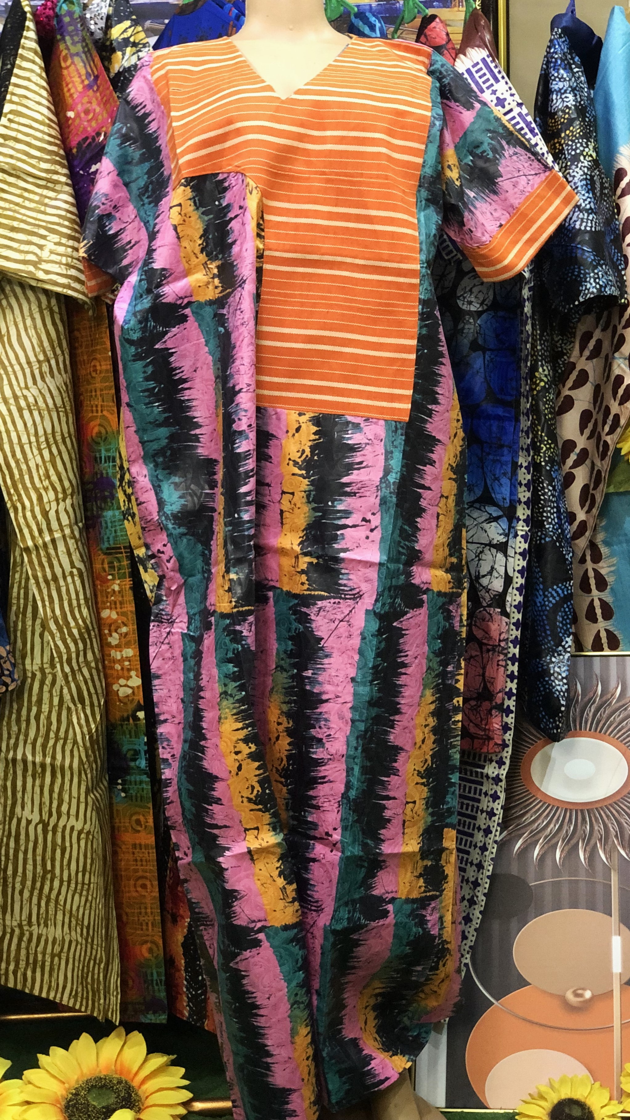 Free gown with Aso oke(0089)