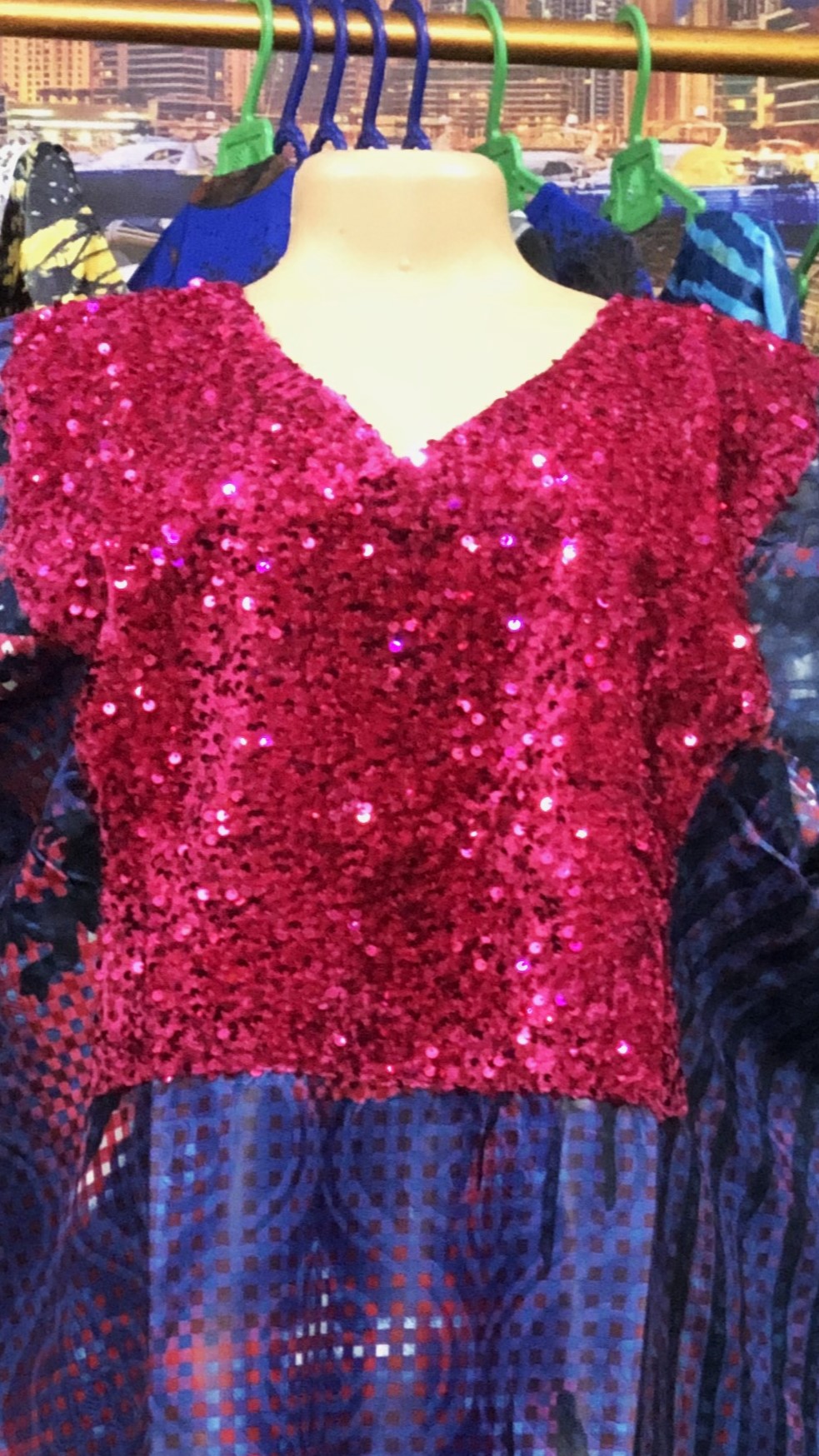 free gown with sequence(0091)