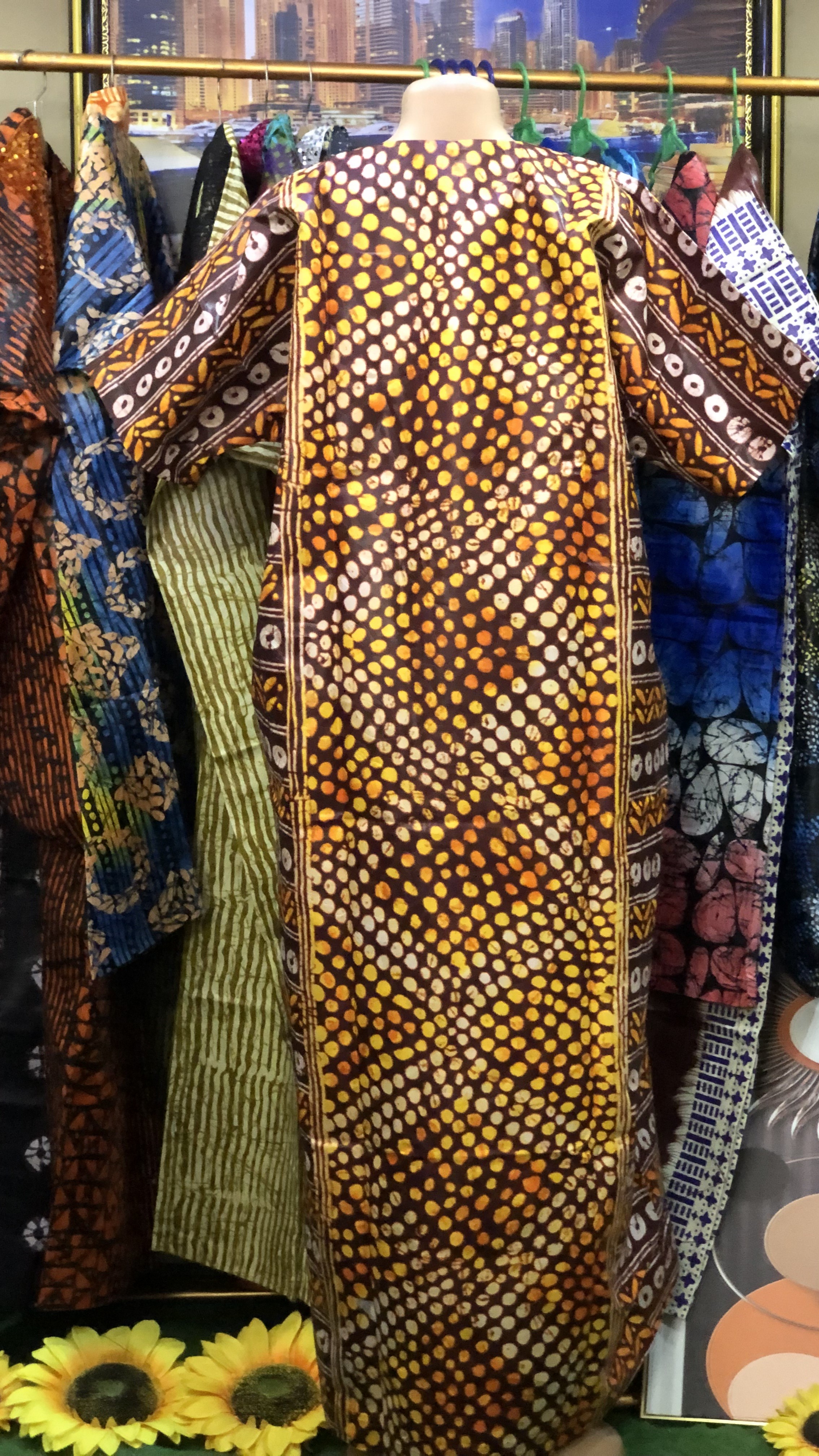 straight gown with sequence(0097)