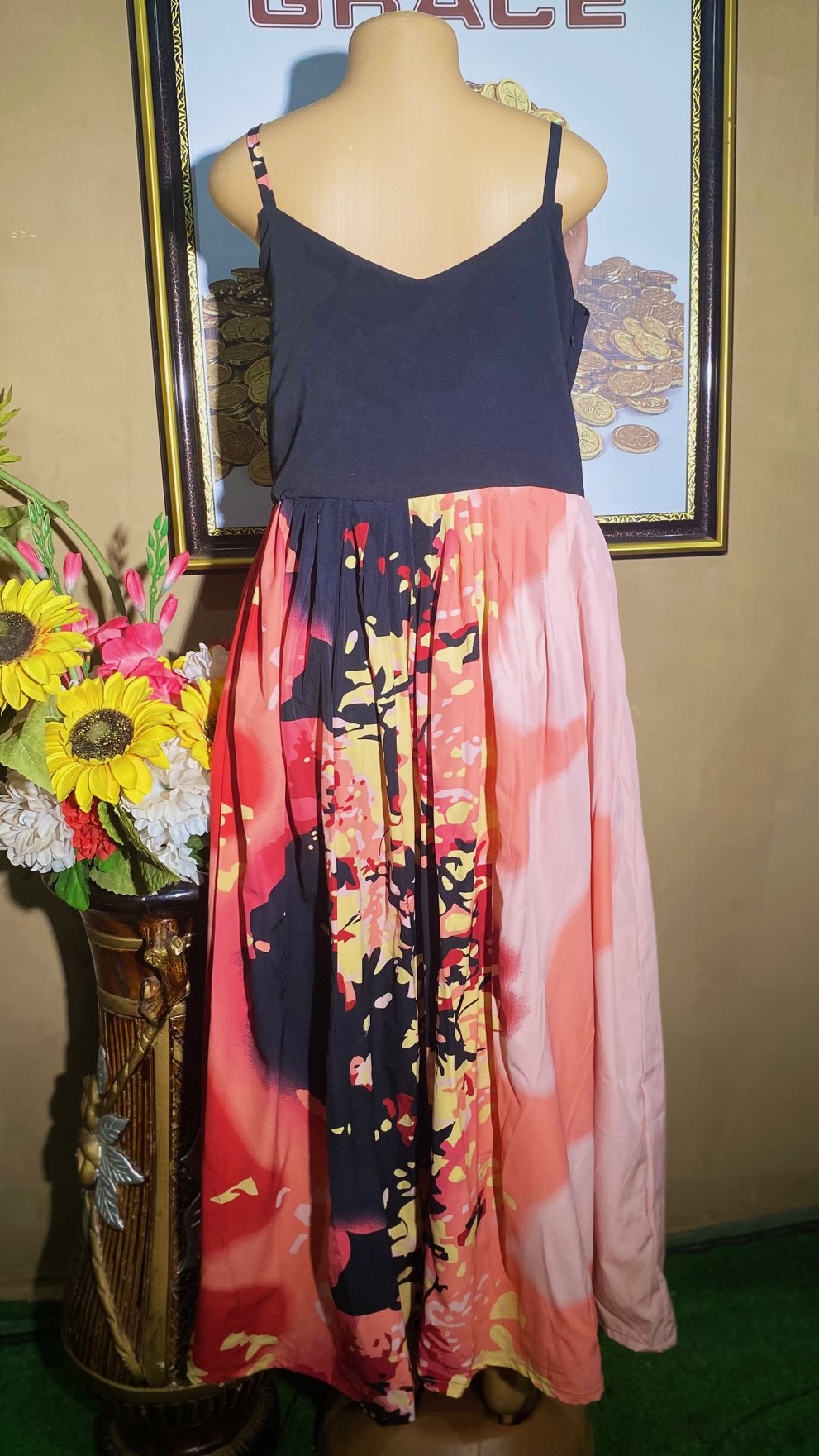 armless straight gown (0047)