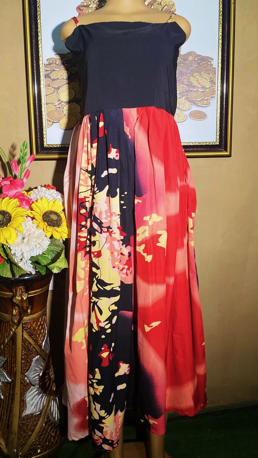 armless straight gown (0047)