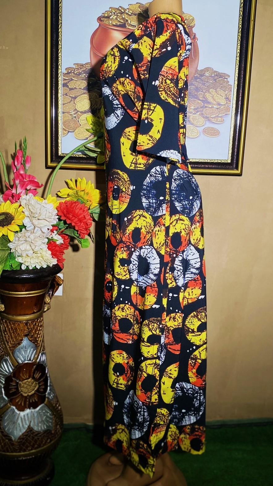 free gown with belt (0030)