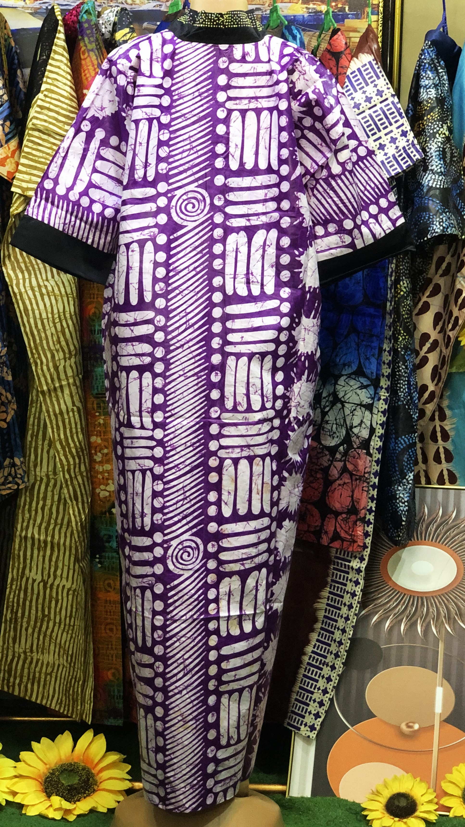 straight gown with stone (0112)