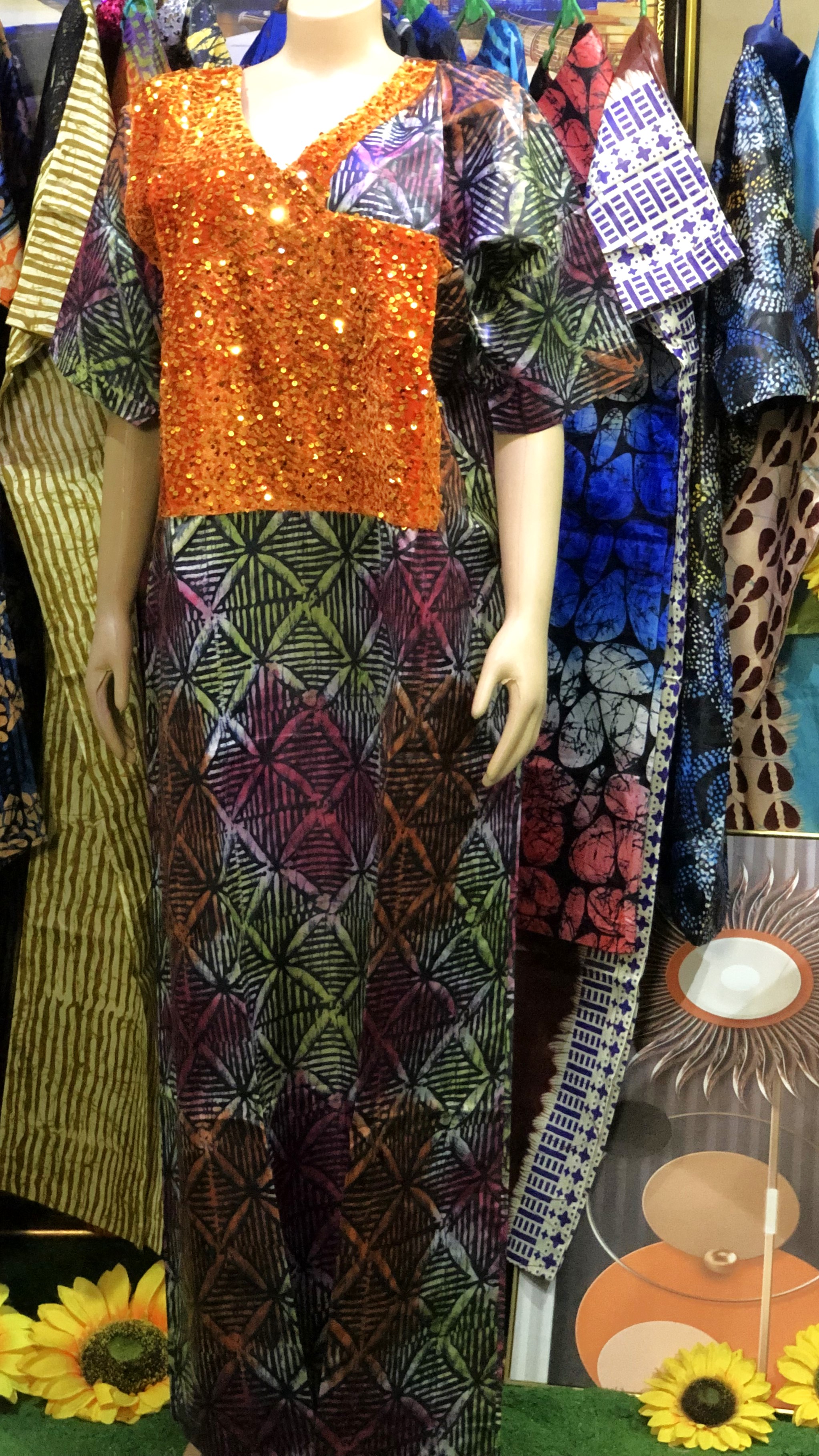 free gown with sequence(0114)