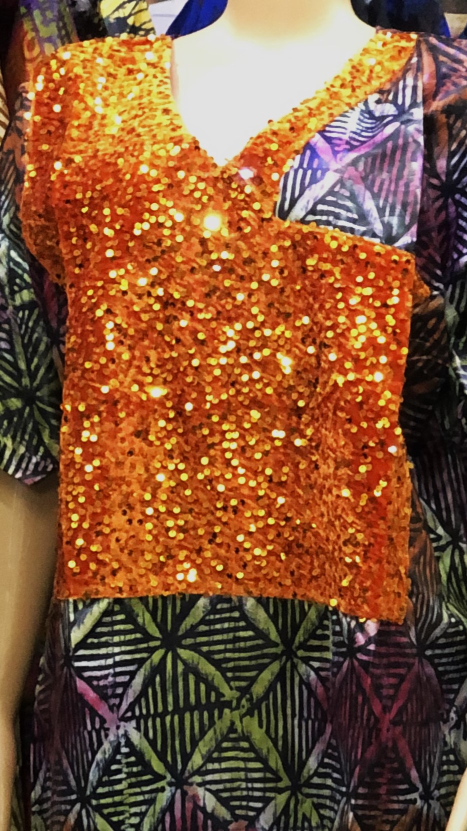 free gown with sequence(0114)