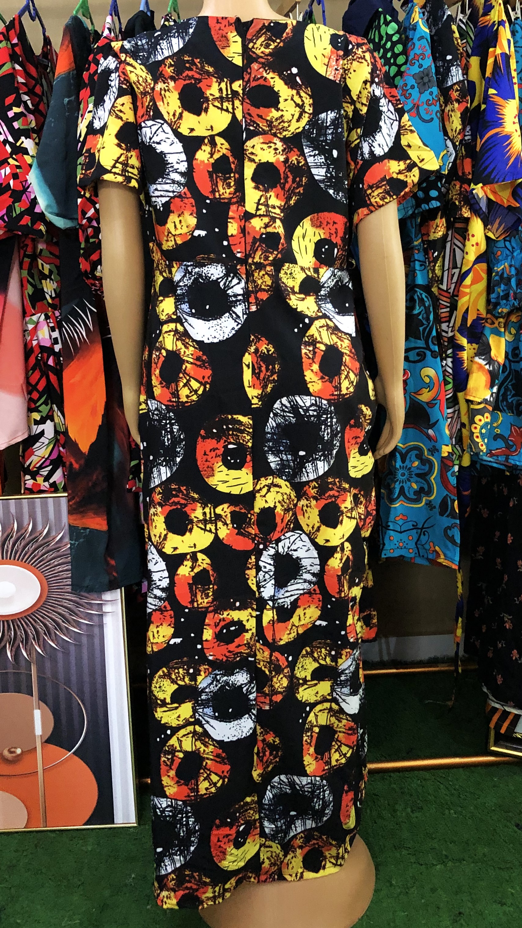 Cowl neck gown(G1001)