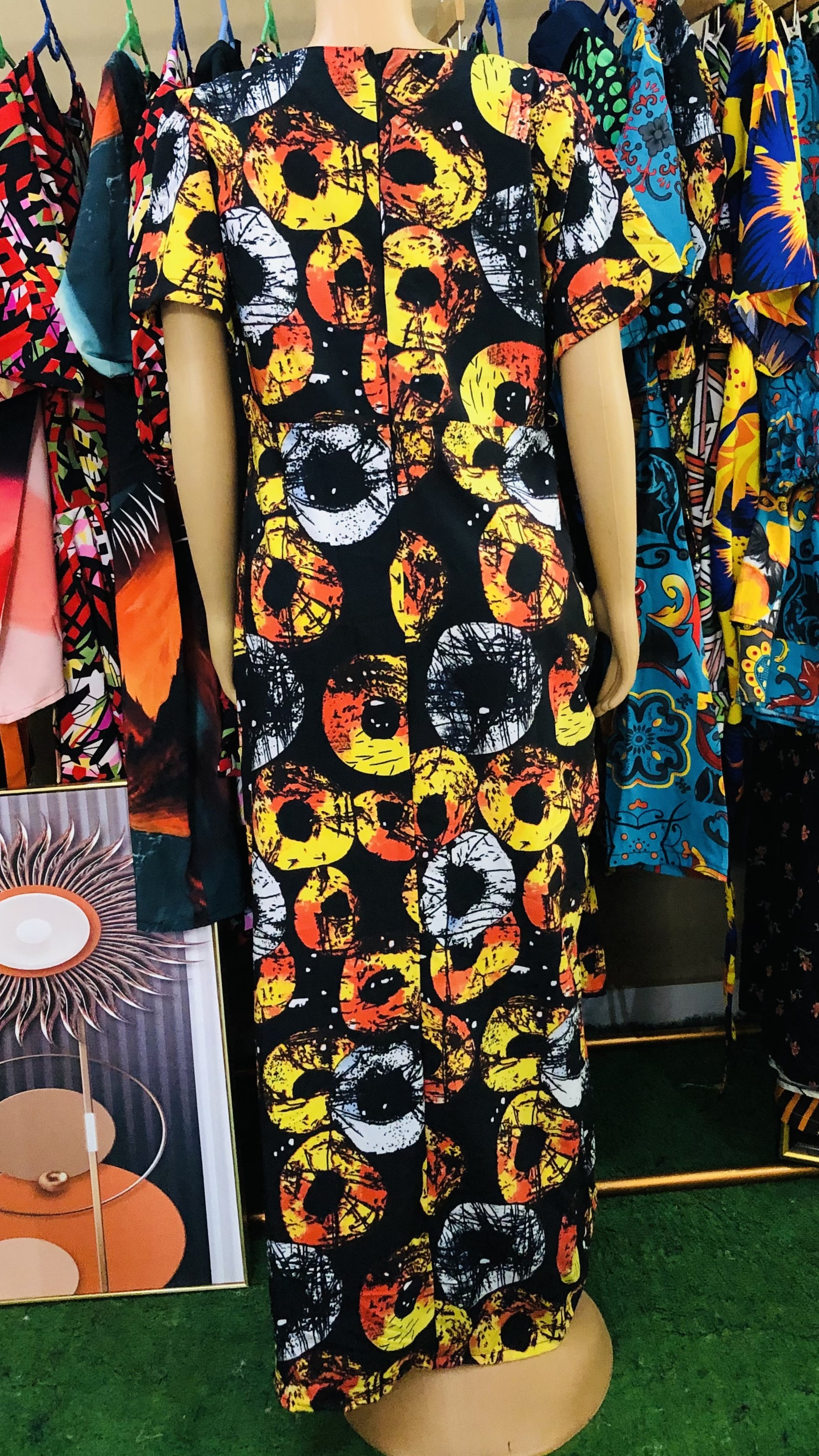 Cowl neck gown(G1001)