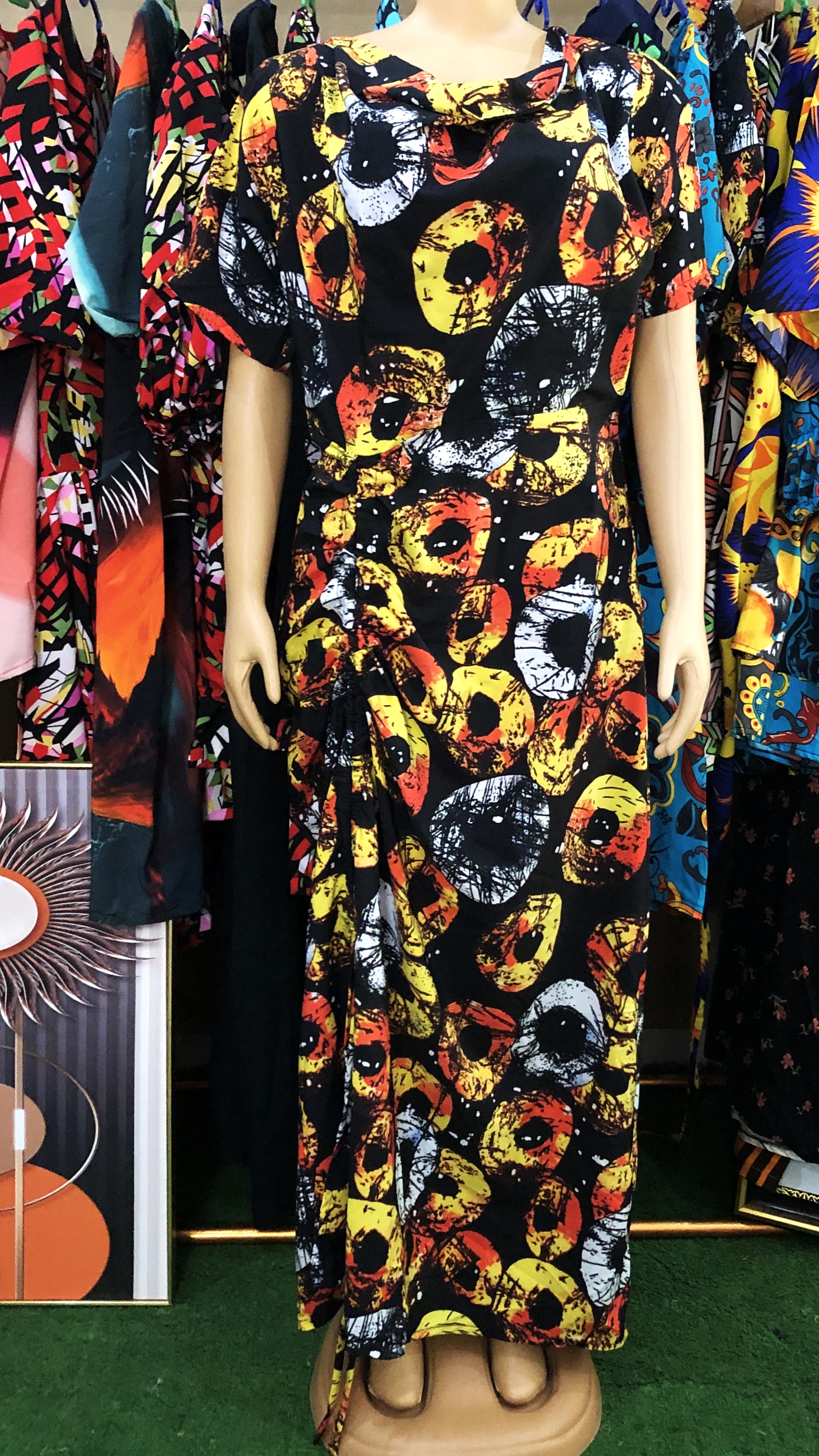 Cowl neck gown(G1001)