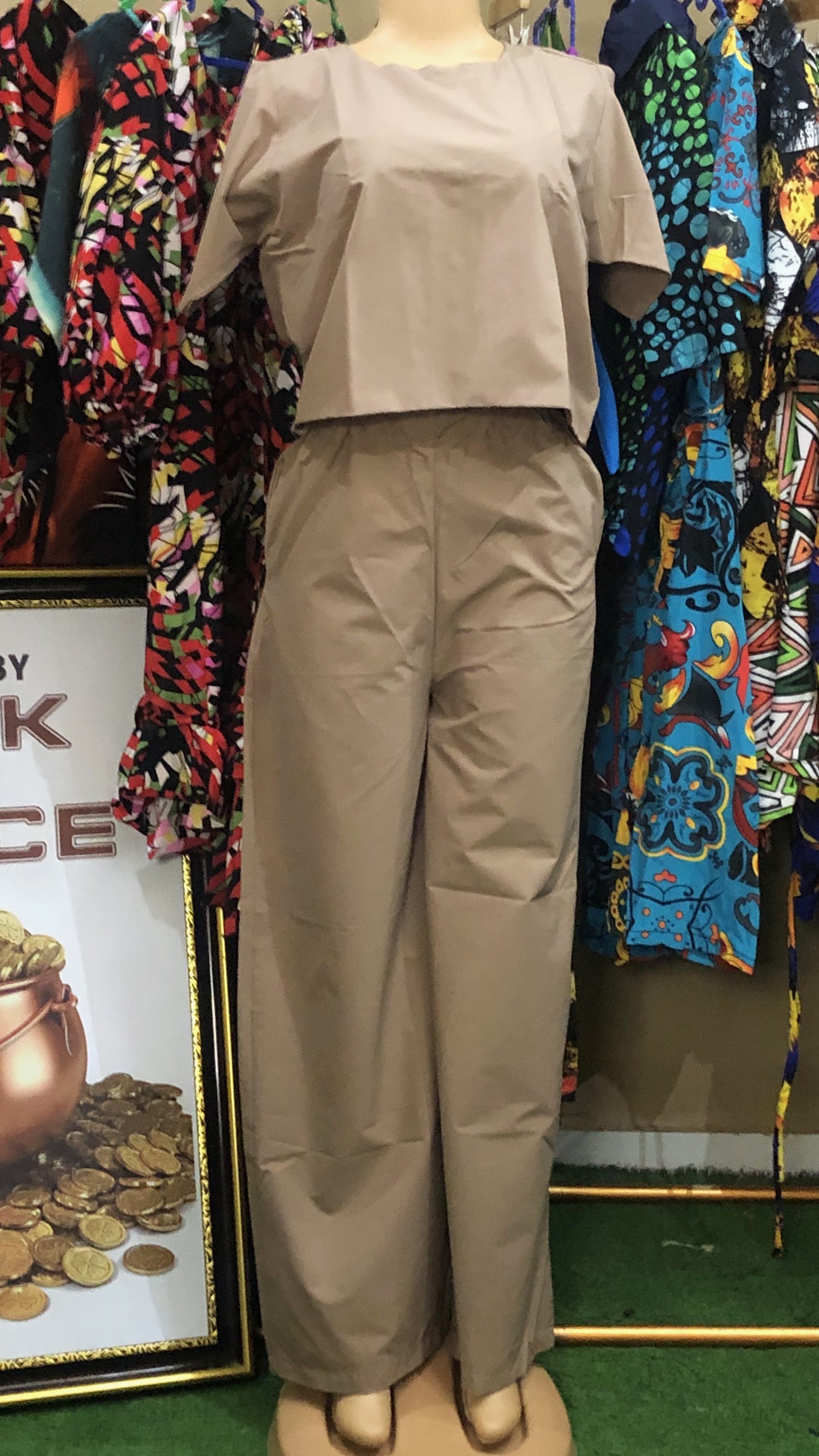 Crop Top with palazzo trouser (G301)