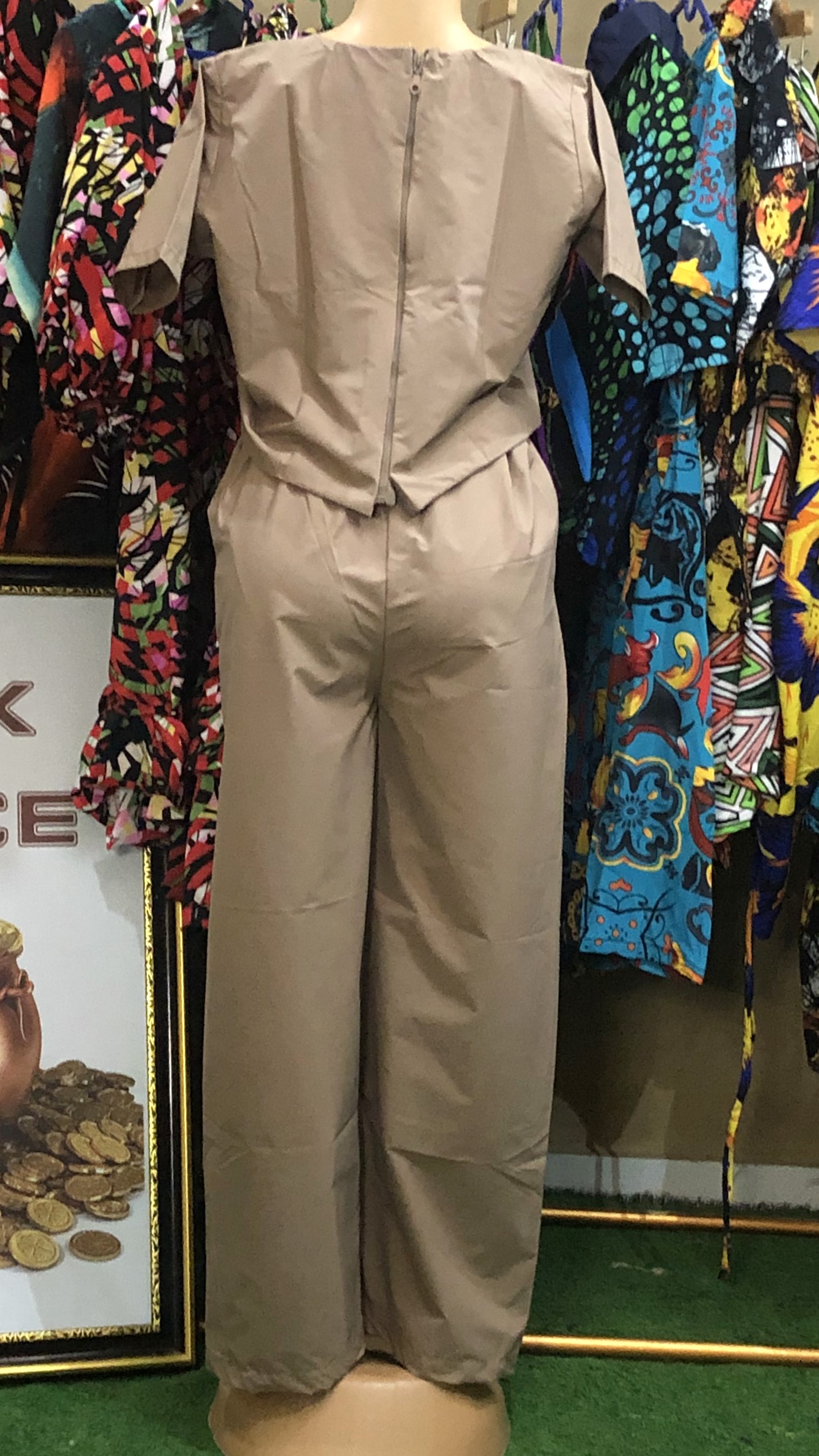 Crop Top with palazzo trouser (G301)