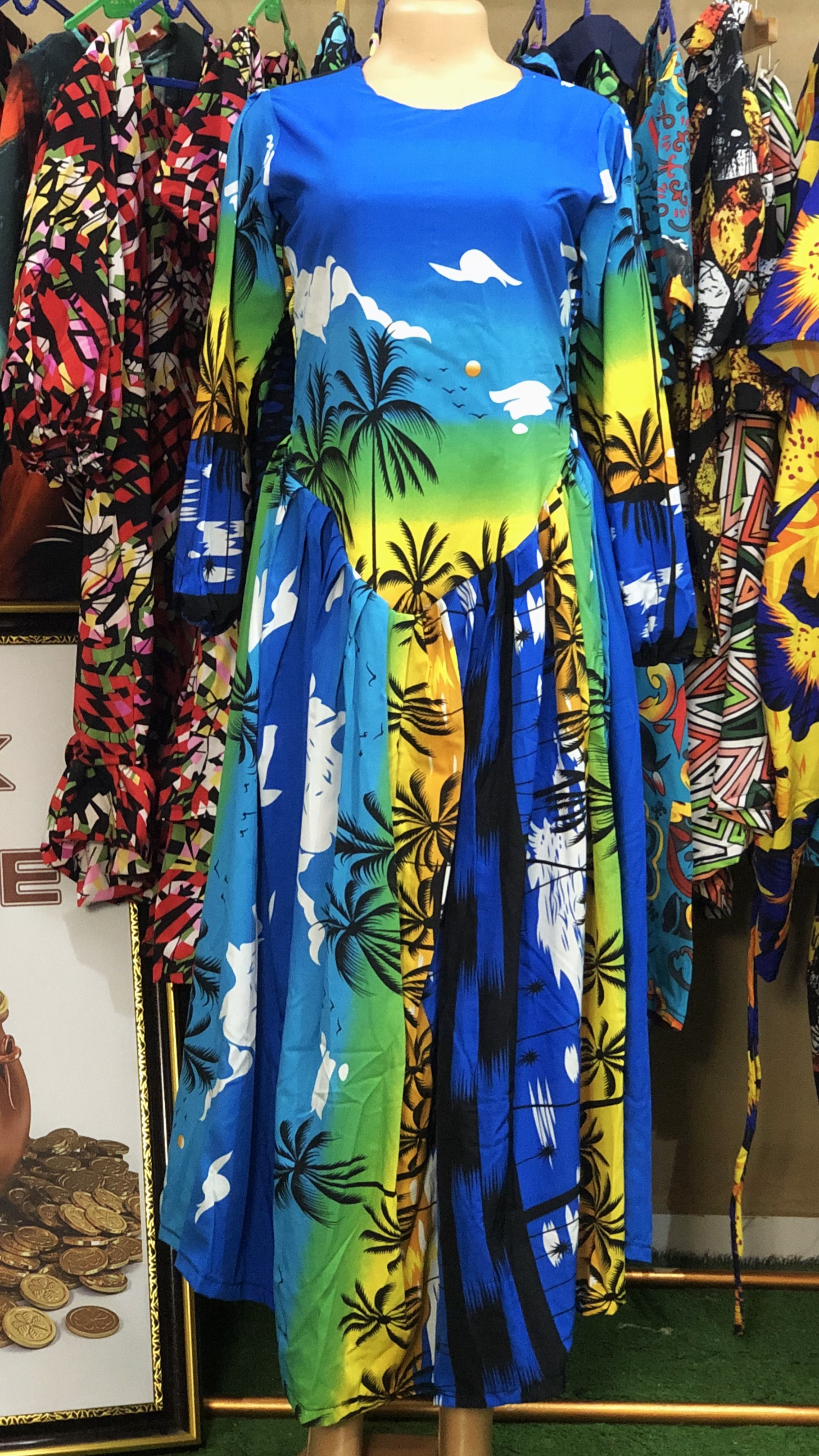 Long gown with pleating (G0308)