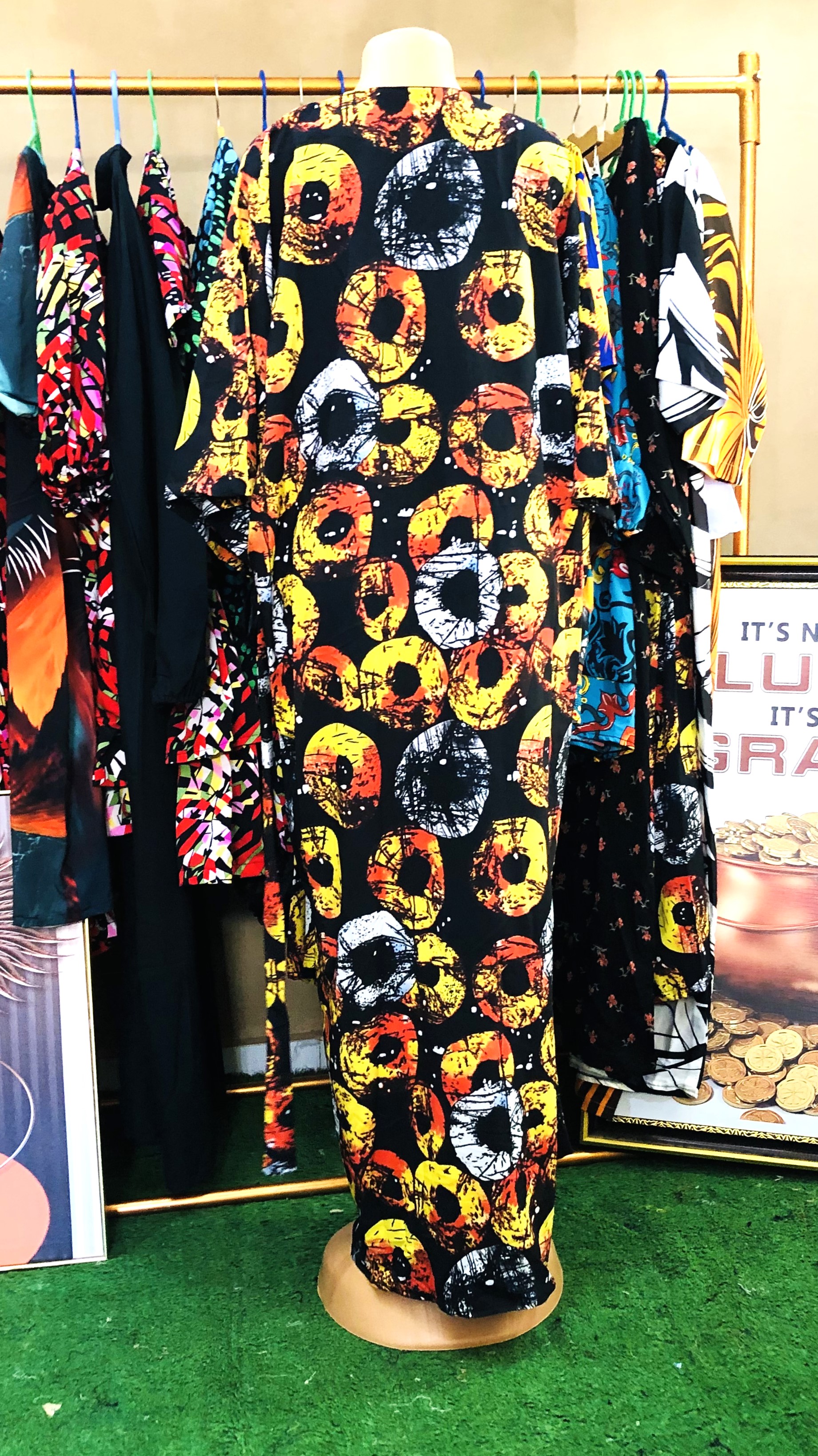 Smokey boubou gown (G1107)