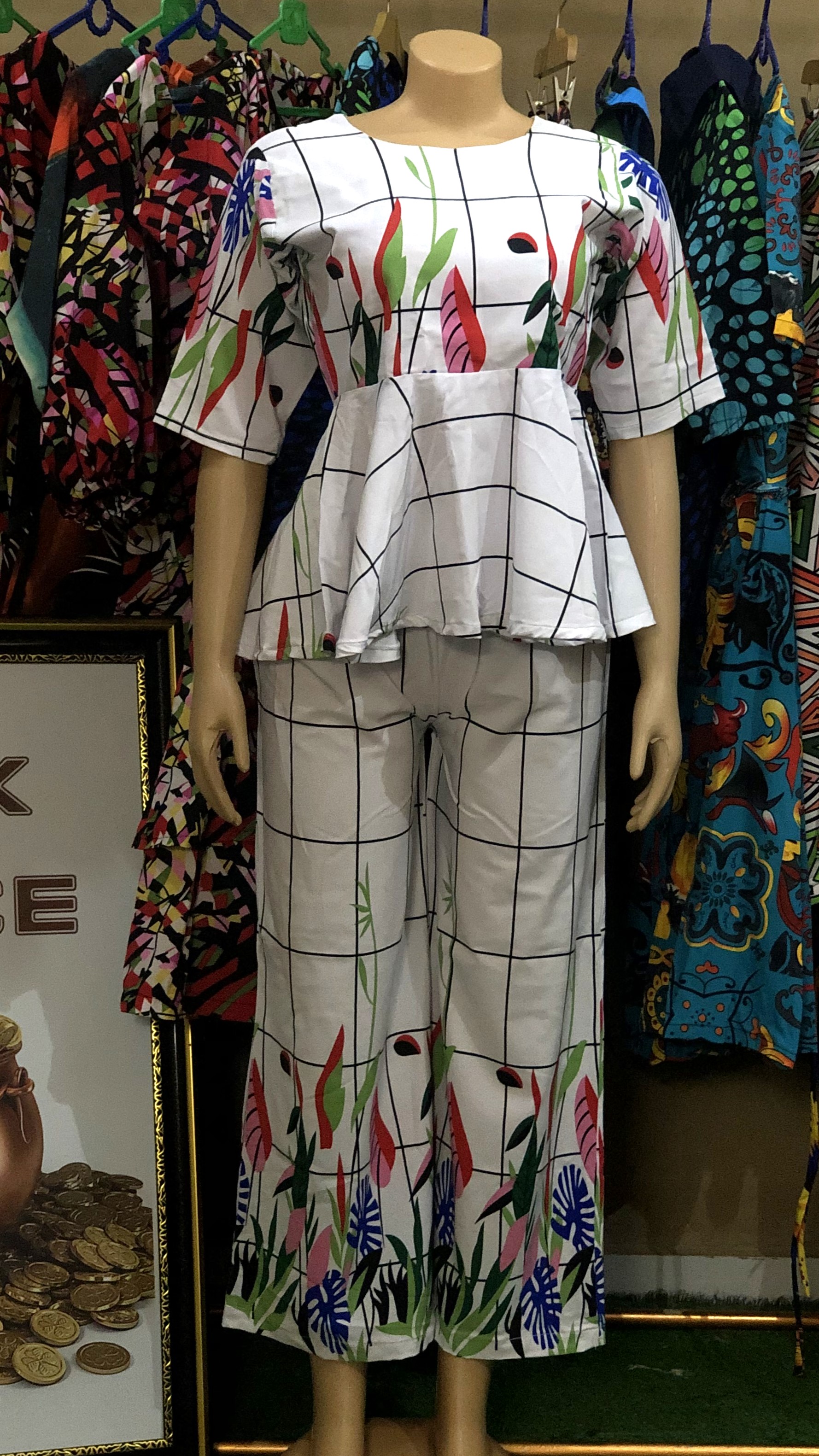 Pelpum Top with Pallazo trouser (G0201)