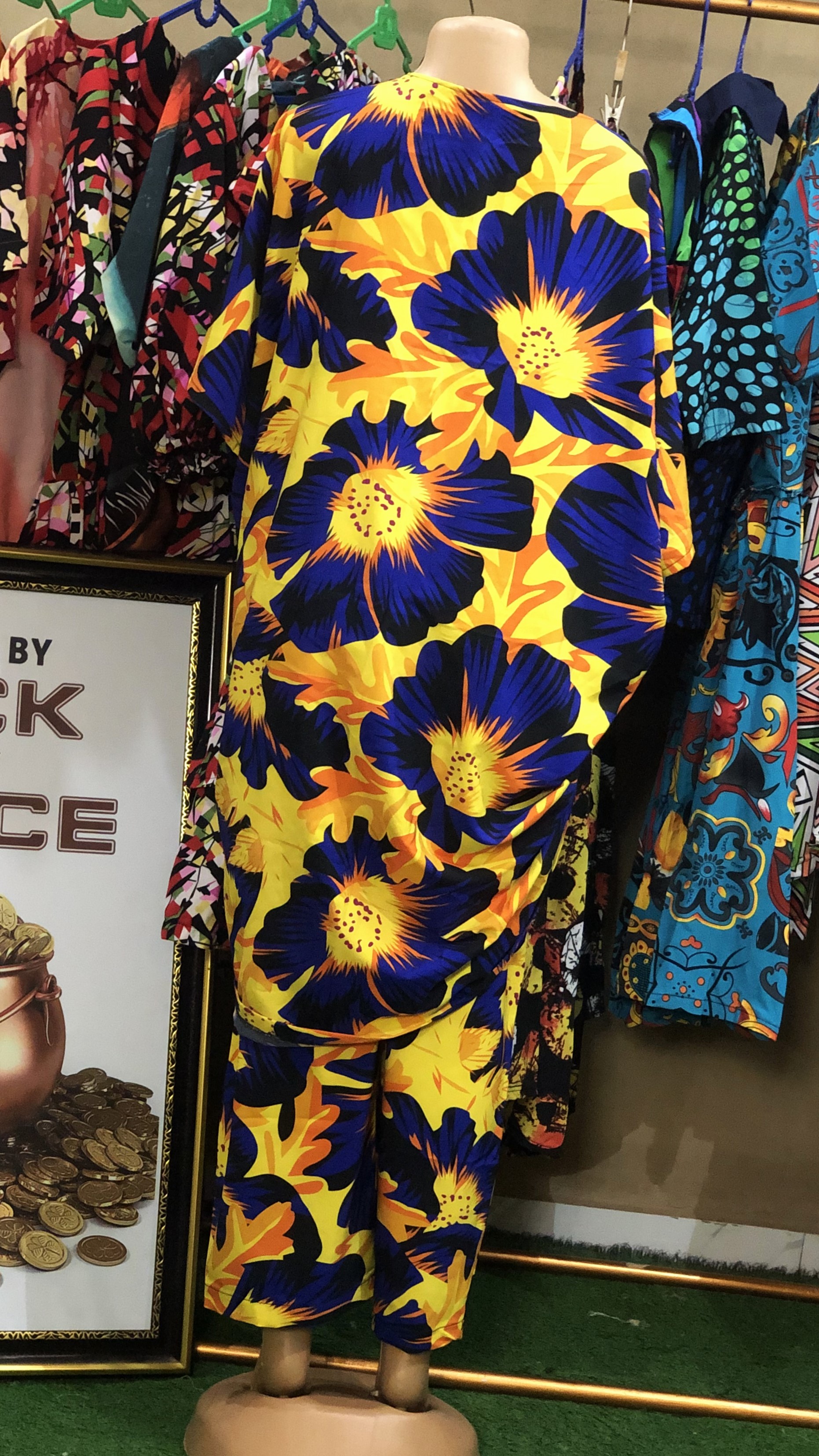 Smokey boubou top and palazo trouser (G0206)