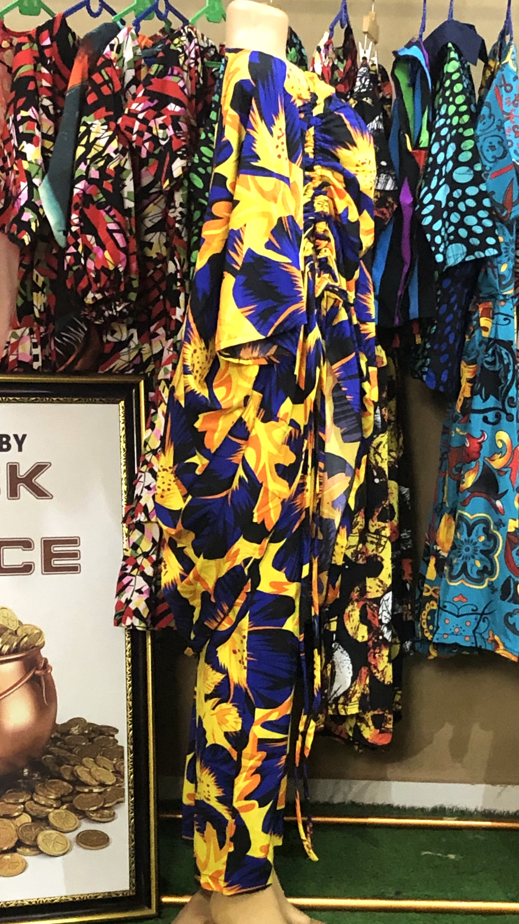 Smokey boubou top and palazo trouser (G0206)