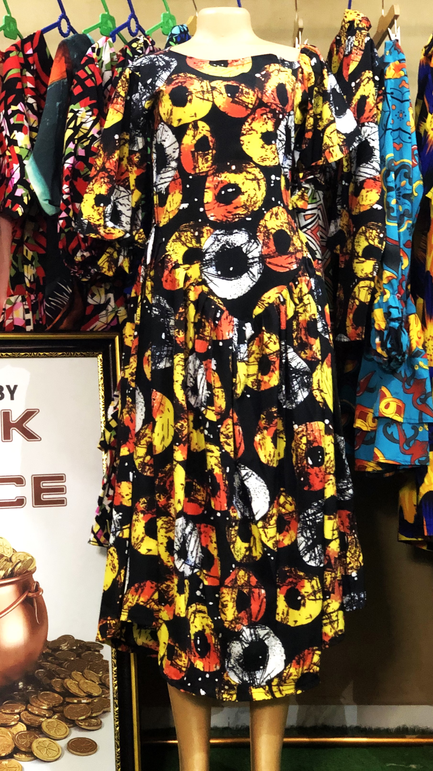 Off shoulder gown with pleating (G0209)